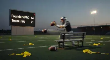 Tom Brady throws touchdowns as Founders FFC loses to Team USA at Fanatics Flag Football Classic