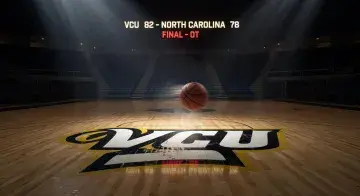VCU rallies from 19-point deficit to defeat North Carolina 82-78 in NCAA tournament first-round overtime thriller