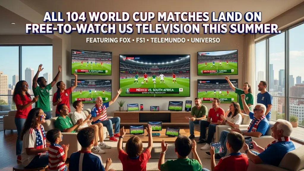 All 104 World Cup Matches Land on Free-to-Watch US Television This Summer