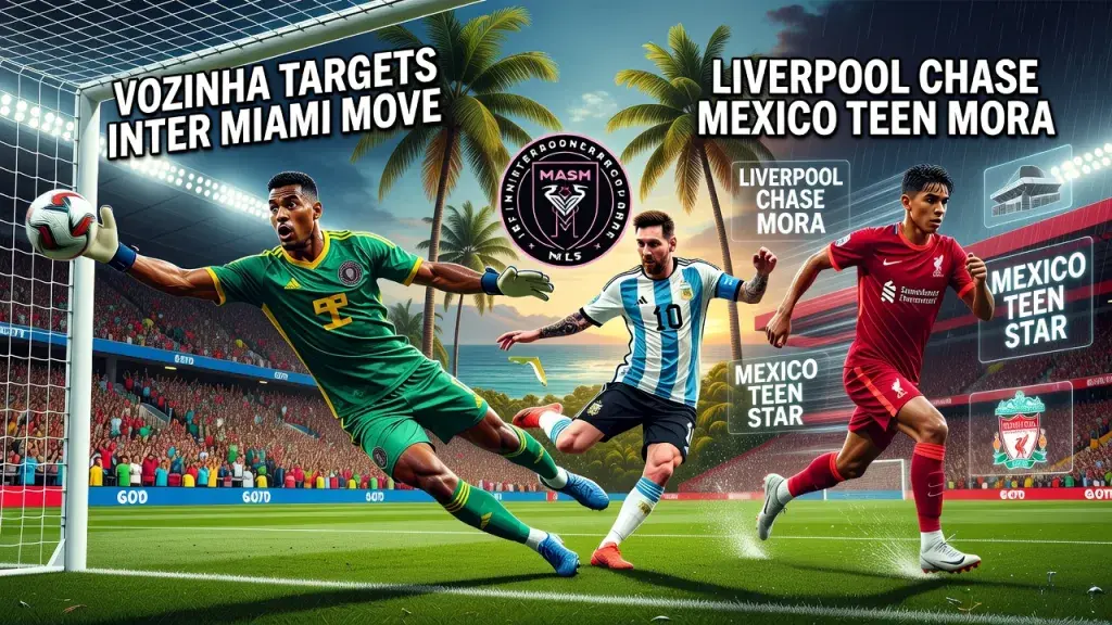Vozinha Targets Inter Miami Move While Liverpool Chase Mexico Teen Mora