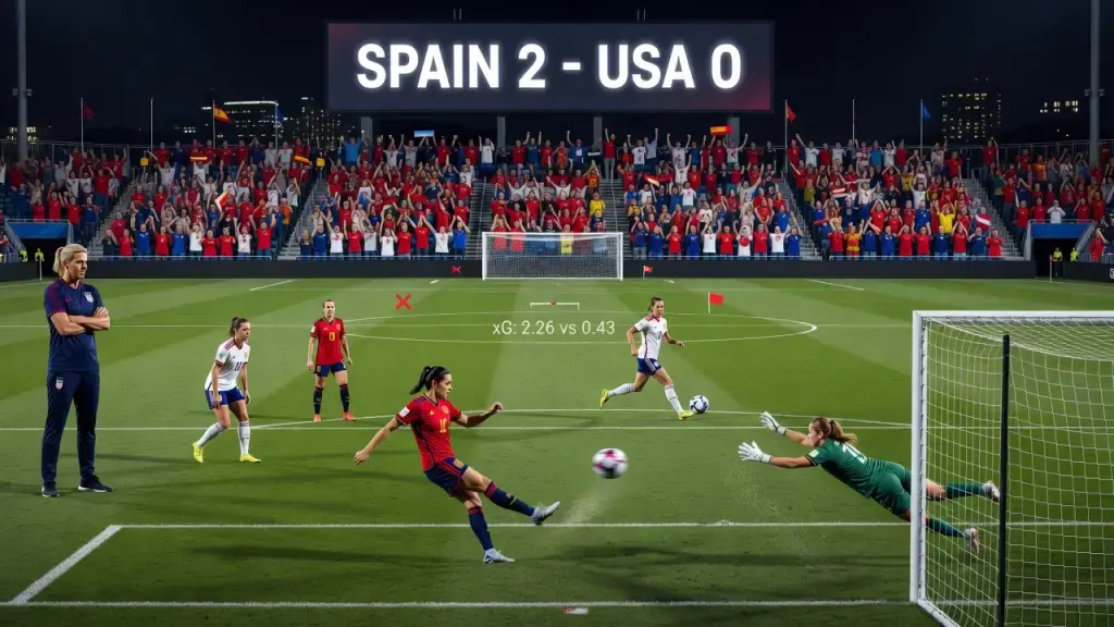Spain's Clinical Edge Sinks USWNT in Washington Friendly