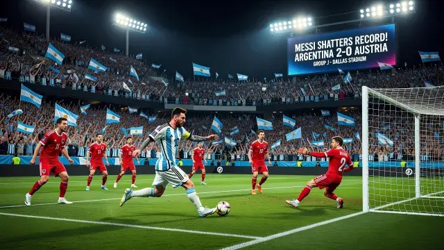 Messi Shatters World Cup Scoring Record as Argentina Defeat Austria in Dallas